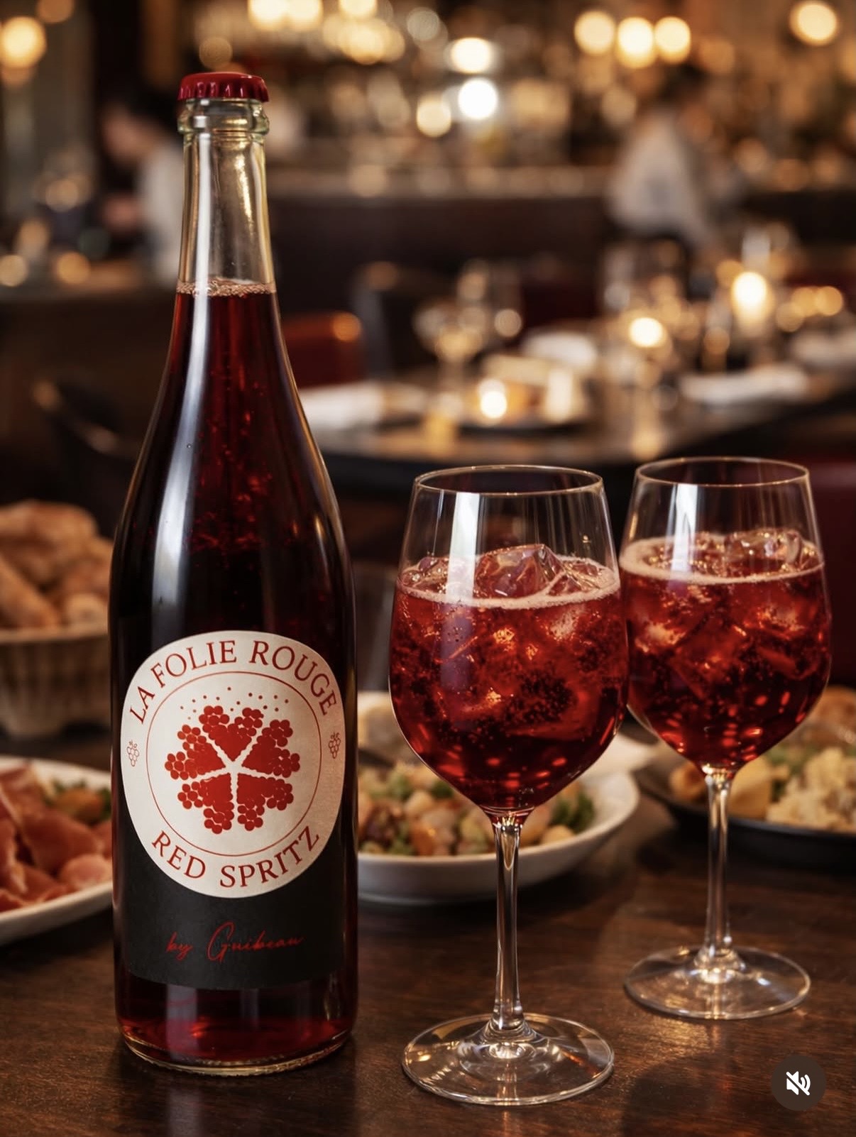 La Folie Rouge au restaurant